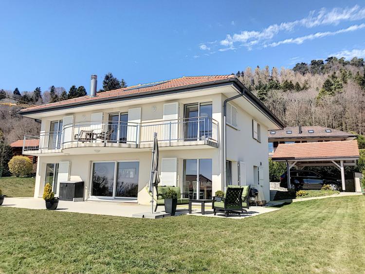 Villa individuelle avec vue lac et Alpes