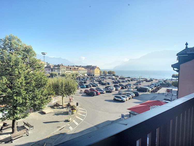 Exceptionnel appartement au cœur de Vevey avec vue sur le lac Léman et jardin privé